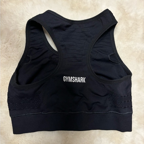 Gymhsark, Energy Seamless Sports Bra - Black S - Picture 3 of 5
